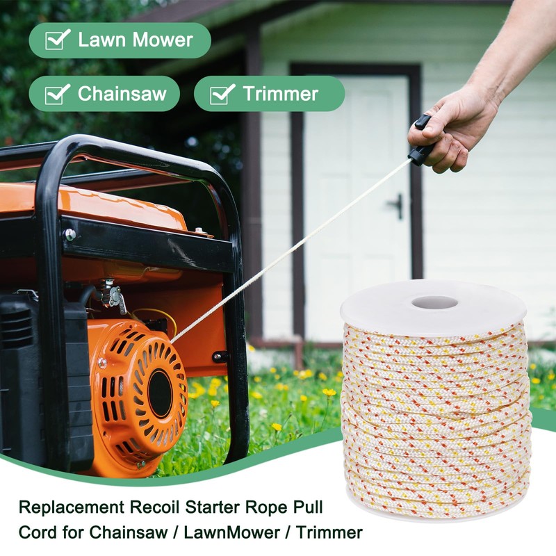 M METERXITY Recoil Starter Rope Pull Cord 2.5mm 60m Pull