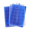 Ice Cube Tray, Silicone Square Ice Trays Easy Release Stackable