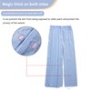 Siomlana Men's Tear Away postoperative Nursing Pants with Magic Stick,