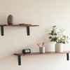 UOIENRT 8 Pcs L Bracket Wall Shelf Support 6 Inch,