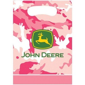 John Deere Treat Bags Pink Loot Bags Decoration Favors Birthday Party 8ct