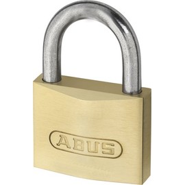 ABUS 42406 Stainless Steel Shackle Brass Padlock with 6504 Alike Keyed