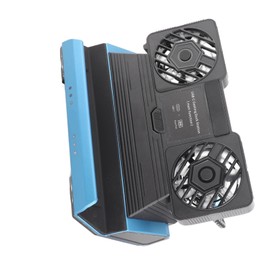 Dual Cooling Fans 9-in-1 Docking Station for Steam Deck with 4K@60Hz, USB C PD 100W, Gigabit Ethernet, RGB Light Effect, Three Adjustable Fan Speeds, Expand Ports