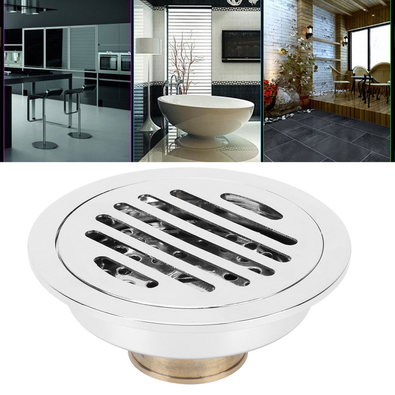 Floor Drain Copper Round Insectproof and Deodorant Floor Drain for