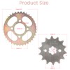 Relibupdater 420 Rear Sprocket 37 Tooth,96L Chain,Front Sprocket 14T Kit