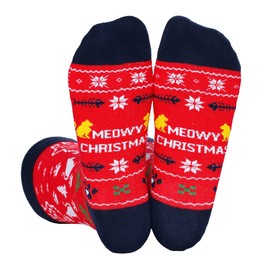 IRISGOD Funny Christmas Socks for Men & Women - Novelty Xmas Gifts - Cool Stocking Stuffers