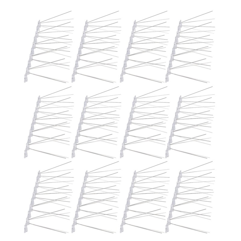 Bird Spikes 304 Stainless Steel Wire Rust Proof Plastic Base