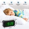 Timegyro Digital Alarm Clock Battery Operated with LED Display for