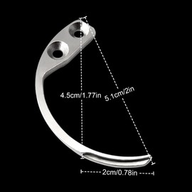IRYNA 1Pcs Handheld Security Hook Tag Remover Pin Opener Tag Detacher Hook Key Detacher Security Tag Remover Magnetic Tag Remover for EAS Hard Tag