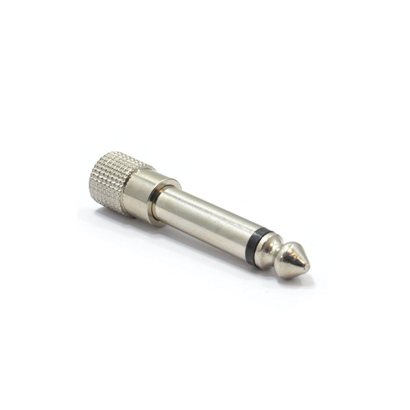 kenable Metal 3.5mm Stereo Socket to 6.35mm Mono Jack Plug