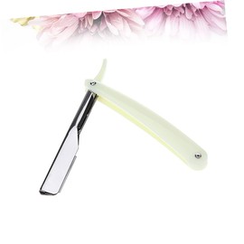 Healeved Männer Rasiermesser Blades for Straight Razor Cordless Clippers Barbers Hair Shaver Without Guard Barber Shop Face Facial Trimmer Body Shavers for Men Rasiermesser Aus Metall White