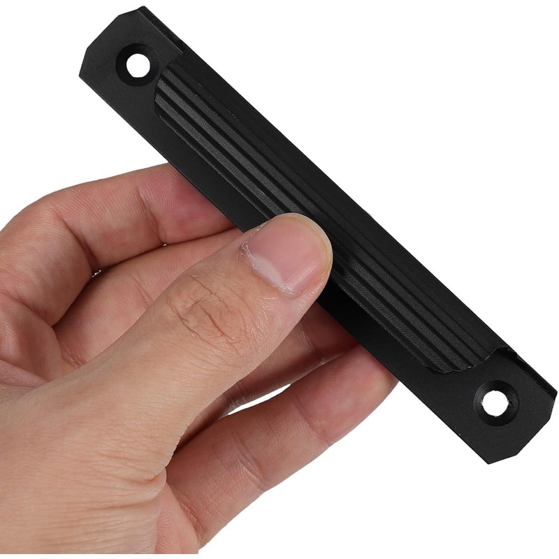 Jaladeras para Ventanas Corredizas y Armarios en Aluminio Negro Mate,