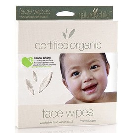 Natures Child Nature's Child reusable face wipes (certified organic cotton) 2 pk