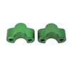 Pair Motorcycle Handlebar Clamp Riser 30mm Height CNC Aluminum Alloy