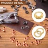 sourcing map 30 Set Copper Grommets Eyelets, 5/16"(8mm) Grommets Eyelets