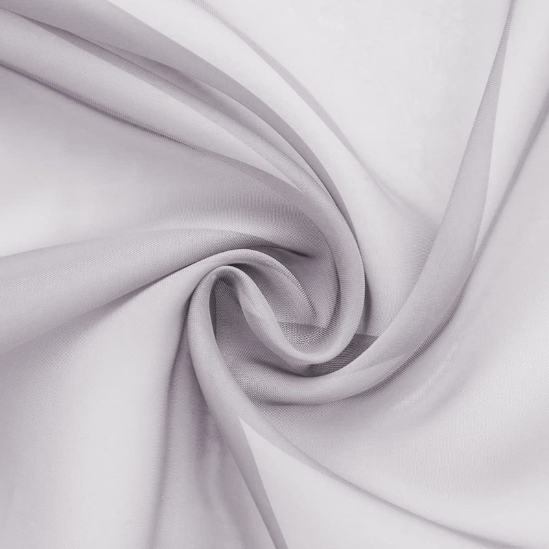 MIULEE Window Valance Half Window Sheer Curtains Rod Pocket Semitranslucent