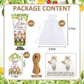 60 Sets Baby Shower Hand Cream, Baby Shower Party Favors Gifts for Guests Bridal Shower, Hand Cream Gifts,Travel Size Hand Lotion Bulk for Wedding,Thank You Gifts Christmas Holiday (Animals)