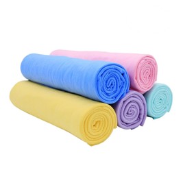 SUPVOX Deerskin Towel Set Absorbent Car Wash Bath PVC Soft Extendable 43x32cm Random Color