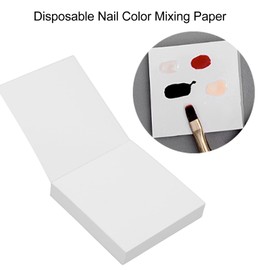 Nail Art Mixing Papers Disposable Gel Polish Palette Paper for Manicure Nail Gel Mixing Tray Tool Home Salon Use