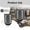 ZGGAZCA Flashlight Holder Duty Belt Basketweave Leather Pouch Accessories for