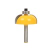 YONICO Router Bits Edge Forming Cove 1/2-Inch Radius 1/4-Inch Shank
