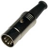 CESS Metal Body 5 Pin DIN Male Plug MIDI Cable