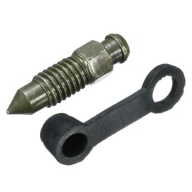 C-FUNN M8 x 1.25mm Brake Caliper Bleed Screw Nipple Dust Cap for Motorcycle Bicycle