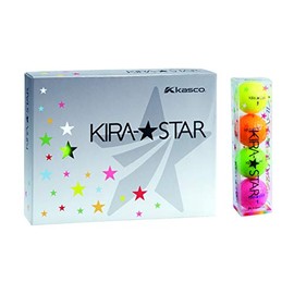 Kasco Kira STAR2 Golf Balls, 2N4 Assorted Dozen