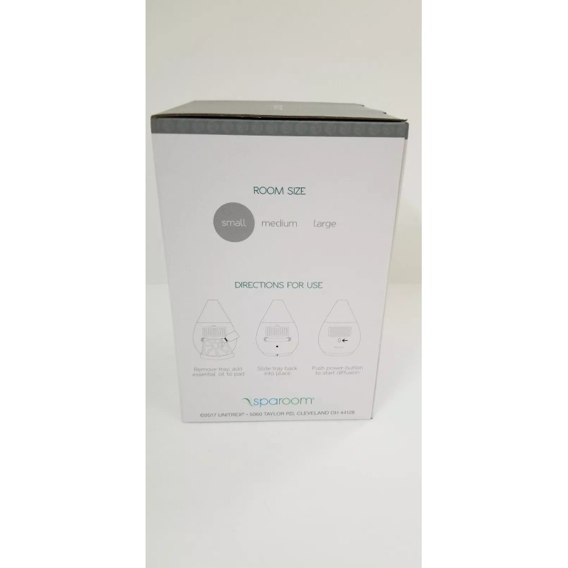 SpaRoom Scentifier Fragrance Diffuser in White w/ Lighting BRAND NEW