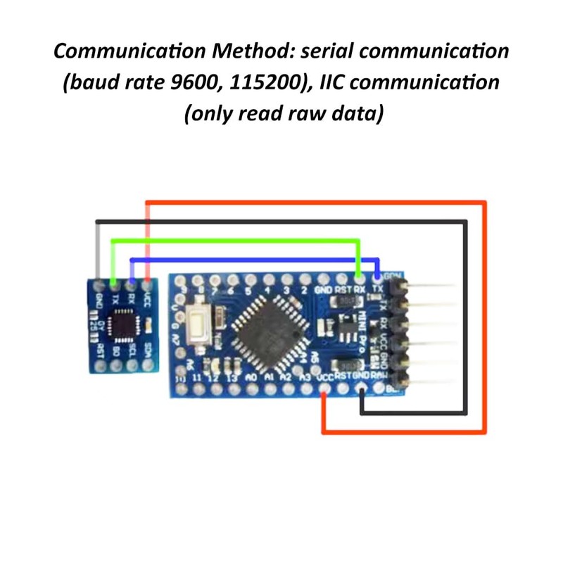 GY-25 Tilt Angle Sensor Module, 3v-5v MPU-6050 Sensor Module Direct