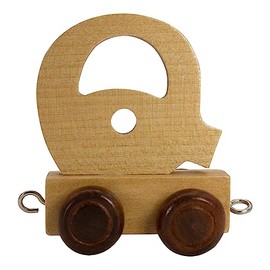 Wooden Train Letters Train Train Train Train Train Wagon A-Z H each approx. 5.5 cm, name of your choice.