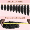 WBTH Extensiones de cabello humano rizado birmano de 22 pulgadas,