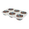 Blue Rose Polish Pottery Tara Muffin Pan