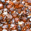 vchin Fire Glass Rocks, Amber Beads for Propane Fire Pit,