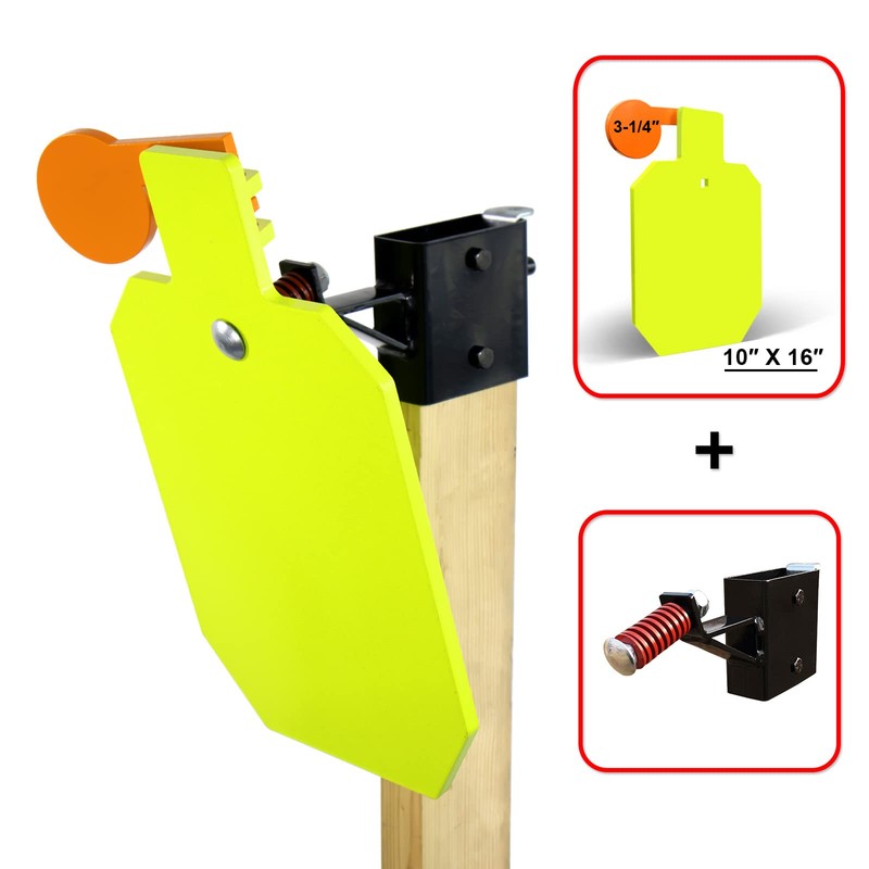 Highwild AR500 Steel Hostage Reactive Shooting Target 10" x 16"