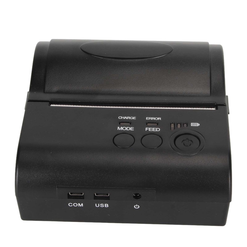 Thermal Printer Bluetooth 203 DPI Accuracy 90mm/s Print Speed Thermal