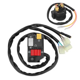M MATI Handlebar & Starter Relay Switch for Honda TRX250EX 250EX Sportrax 250 2006-2007 35200-HN6-A31 35850-HM8-A41