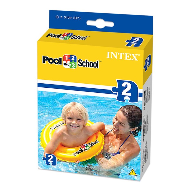 Intex 51cm School Step 2 Deluxe Swim Ring Pool