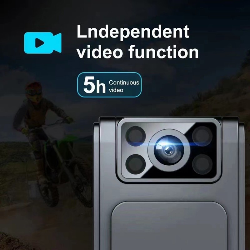 Wearable Camera 1080P WiFi Night Vision Wide Angle Back Clip