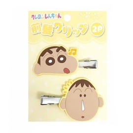 Crayon Shin-chan [Hair Access] Bangs Clip 2P Set of 2 / Yellow