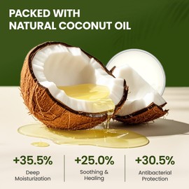 Pawsono Lick-Safe Dog Paw & Nose Balm with Coconut Oil | All-Natural Paw Cream & Wax for Dry, Cracked Pads & Snouts| Cat Moisturizer & Soother, Nose Butter for Bulldogs| Horse Hoof Care (60 g /2.1 oz)