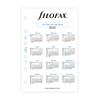 Filofax Pocket 2 Days on One Page (Multilingual) 2022, 22-68223