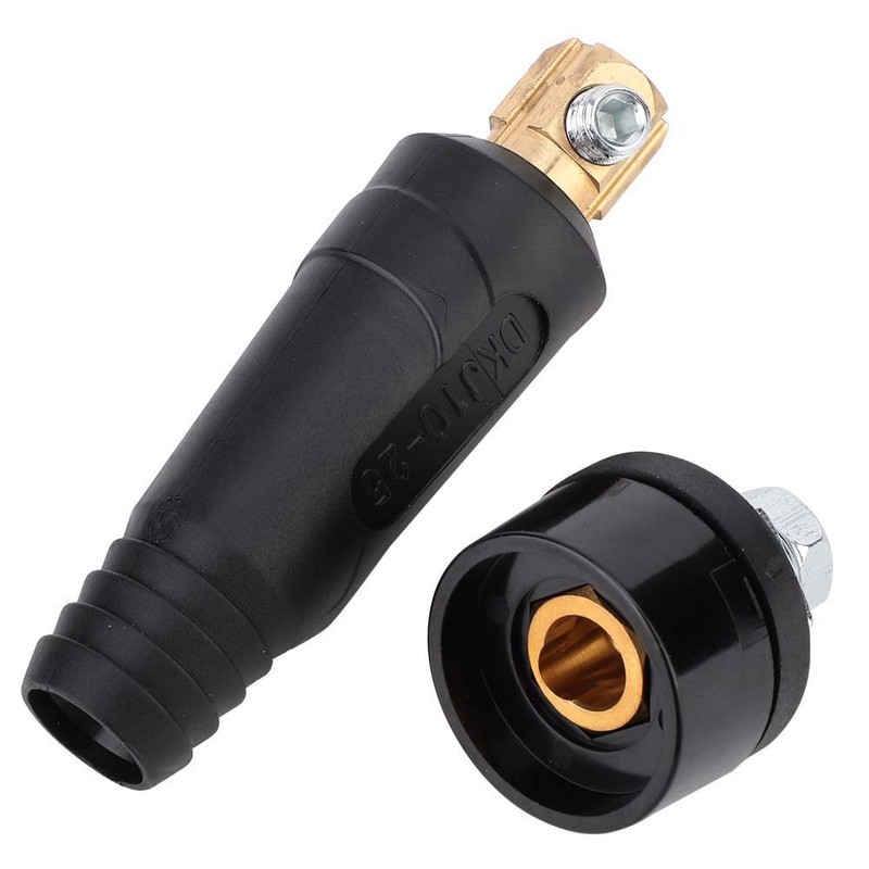 3Set Copper Euro Style Welding Cable Quick Connector 200-400A Welding