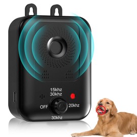 Anti Barking Devices, Auto Barking Control Devices with 3 Modes, Effective Stop Barking Dog Devices for Indoor & Outdoor Use, Rechargeable Ultrasonic Dog Bark Box Barking Deterrent Devices?Black?