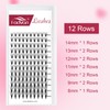Volume Eyelashes, Pre-Fanned 16D Prefabricated Russian Eyelash Extension Volume Bouquet,