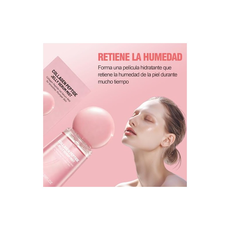 Bruma Hidratante Con Péptidos de Colágeno, Apta Para Todo Tipo