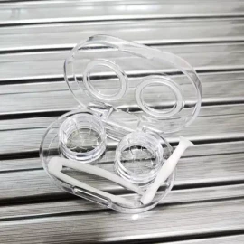 보관케이스 렌즈 신상 인기 렌즈통 투명 휴대용 Transparent Portable Lens Storage Case