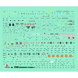 Italeri 1: 72 510001340 – EF 2000 Typhoon IIB