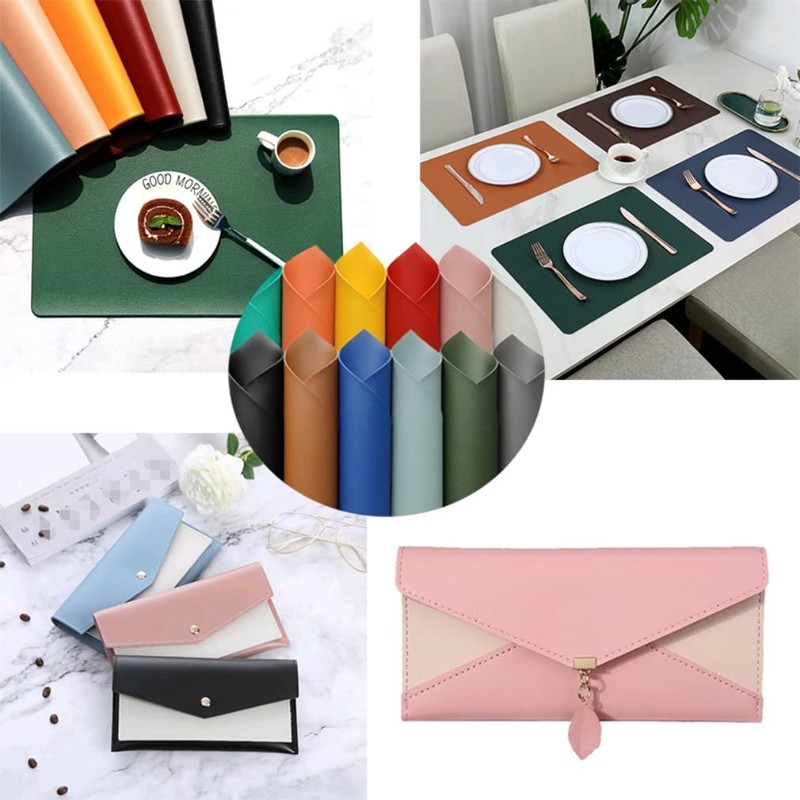 XHT Premium Double Sided Faux Leather 1.7mm Thick Plain PU