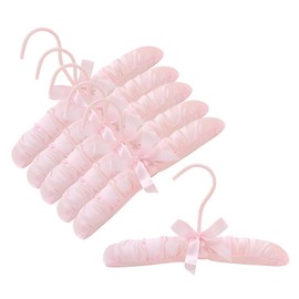 Only Hangers SH800 10" Pink Baby Satin Padded Pack of (6)